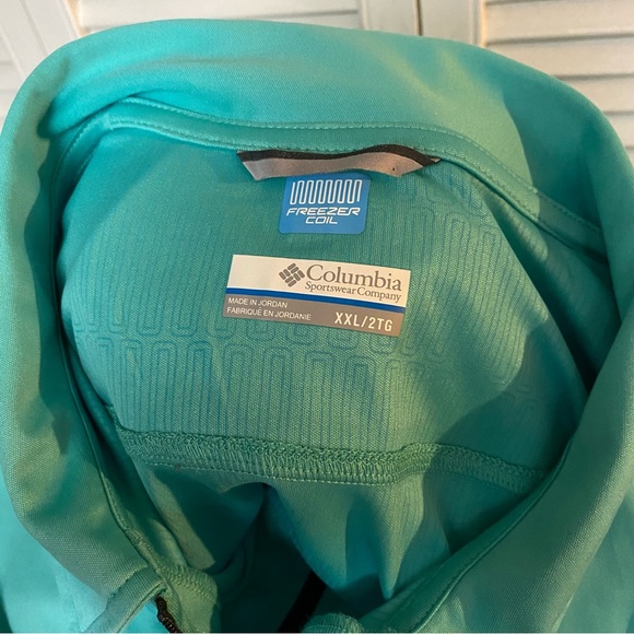 Columbia Size XXL/2TG Freezer Coil 100% Polyester 1/4 Zip - Picture 4 of 6